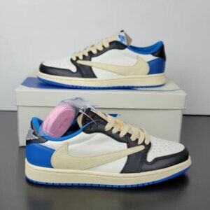 Air Jordan 1 Low Fragment × Travis Scott Men's Shoes